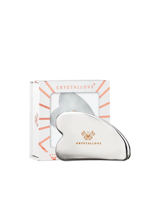 Cryo Ice Gua Sha Crystallove arcmasszázs lemez rozsdamentes acélból