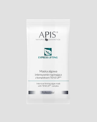 Błyskawicznie napinająca maska algowa z kompleksem TENS'UP Express Lifting Apis