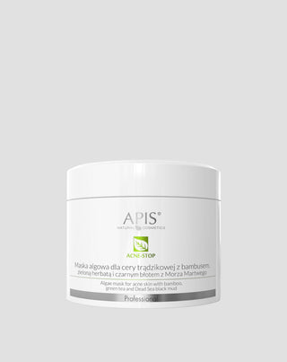 Algamaszk Acne-Stop pattanásos bőrre bambusszal, zöld teával és Holt-tengeri fekete iszappal Apis - 1