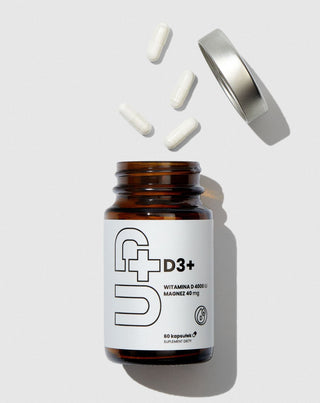 Up D3+ D3-vitamin kiegészítése magnéziummal kombinálva UP Health Pharma 60 kapszula - 2