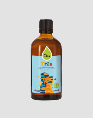 Gyermekeknek szánt, magas vitamintartalmú és omega-3 zsírsavakat tartalmazó Olini májolaj - 1