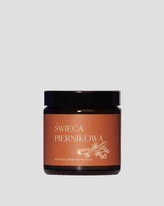 Mézeskalács gyertya repceviaszból, olajjal és 100% Mglife pamutkanóccal - 1