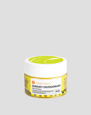 Természetes krém dezodor - egészséges dezodor len & Pacsuli Opcja Natura - 1