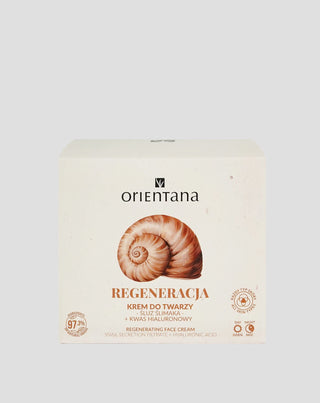 Természetes arckrém csiga Orientana nyálkához