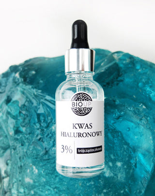 Hialuronsav 3% Tripoloszkóp a bőr hidratálására minden bőrtípusra BIOUP - 3