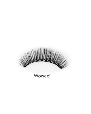 Műszempillák a 2d csíkon a többszöri használathoz, könnyen felvihető Wowee! Bamm!Lashes - 2