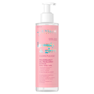 Eveline beauty glow micellás arctisztító gél