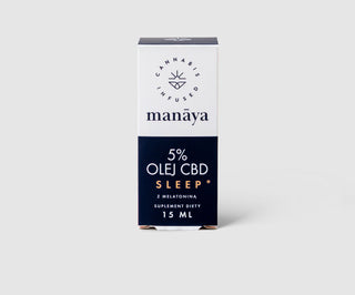 CBD olaj 5% alvás alvással manaya