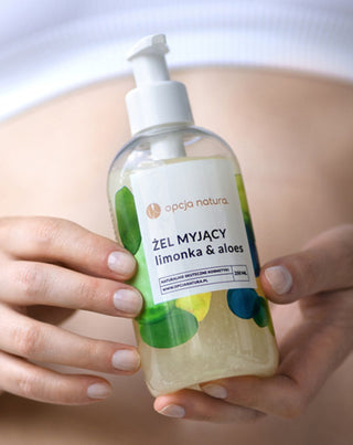 Lime Aloe test- és arctisztító & gél 100% természetes Opcja Natura - 2