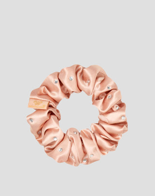 Selyem hajpántok kristályokkal – rose gold Crystallove - 3