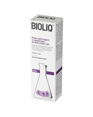 Feszesítő és simító krém a szem és az ajkak bőrére 45+ Bioliq