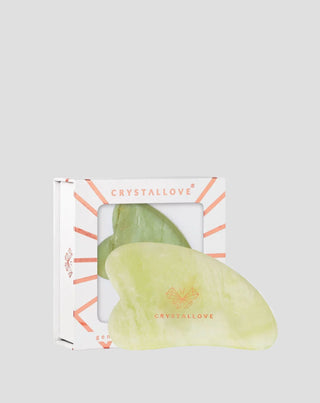 Gua sha arcmasszázs tál jáde, crystallove ifjúsági kővel - 1