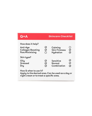 Feszesítő arc- és nyakkrém aminosavval 5-HTP Face & Neck Cream Q+A