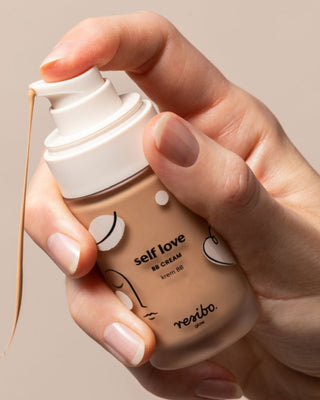 Természetes és környezetbarát BB Self Love arckrém természetes bézs színben 30 ml Resibo - 2