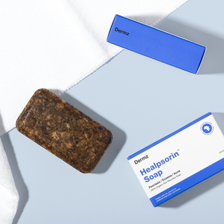 Afrikai fekete szappan pattanásokra, pikkelysömörre és ekcémára Healpsorin Dermz - 2