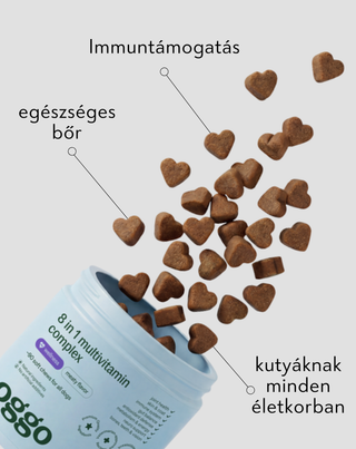 8 in 1 Complex kiegészítő multivitamin a kutyák egészségéért és energiájáért Oggo 180 g - 4