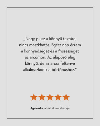 Hidratáló BB arckrém SPF 50-nel, hialuronsavval és C-vitaminnal, 01 Ivory árnyalat - Nutridome - 4