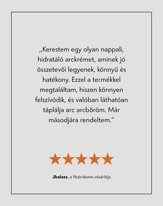 Nutridome hidratáló ránctalanító nappali arckrém makadámia olajjal - 3