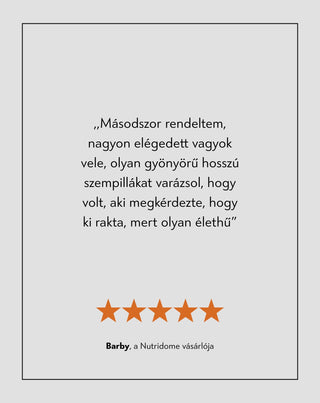 Nutridome sűrítő, hosszabbító és erősítő hatású szempilla-kondicionáló - 5