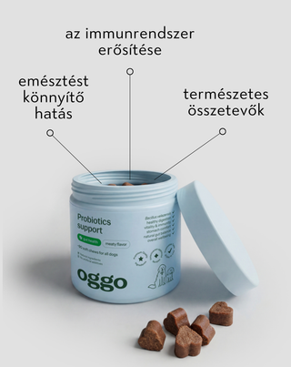Probiotics Support kiegészítő eledel kutyáknak az emésztőrendszer és az immunrendszer támogatására Oggo 180 g - 4