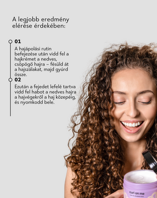 Twisty hab + göndörítő krém szett a göndörség kiemeléséhez és a göndör, hullámos haj formázásához - 3