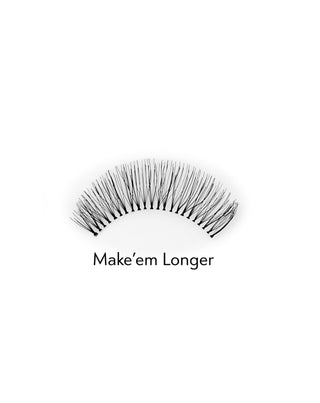 2D műszempillák többszöri használatra, természetes hatással - Make'em Longer Bamm!Lashes - 2