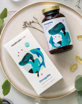 Étrend-kiegészítő Omega 3 zsírsavakkal, EPA-val és DHA-val halakból OmegaMe Health Labs Care - 3