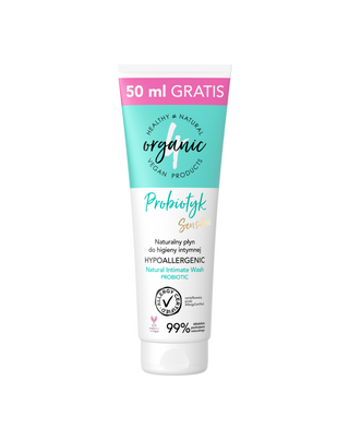 Intim higiéniai folyadék, Priobiotikus, natúr, aloéval a 4organic tubusban