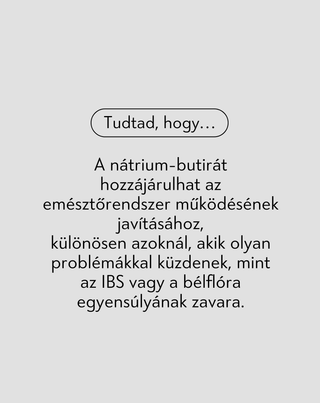 Nátrium-butirát 620 mg/nap bélrendszeri, gyulladásos és bakteriális flóra rendellenességek esetén Nutridome 60 db. - 3