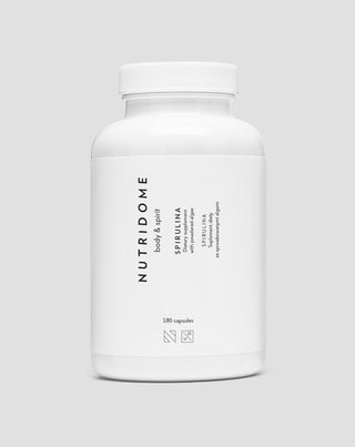 Spirulina alga tabletta a szervezet tisztítására Nutridome 180 kapszula - 1
