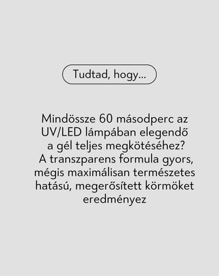 UV/LED építő zselé modellezéshez és körömhosszabbításhoz Nutridome - 2