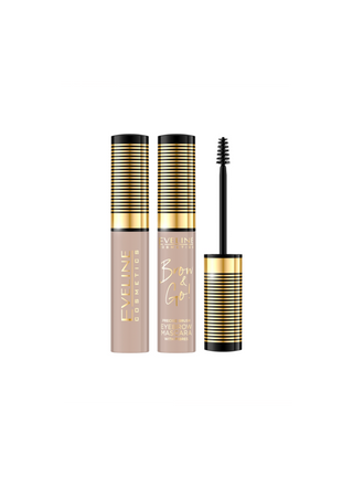 Szemöldök szempillaspirál mikroszálakkal no. 05 Brow and Go taupe! Eveline