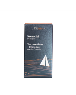 Arckrém-gél tölgymoha, gyümölcs és jázmin Element Men illattal - 2