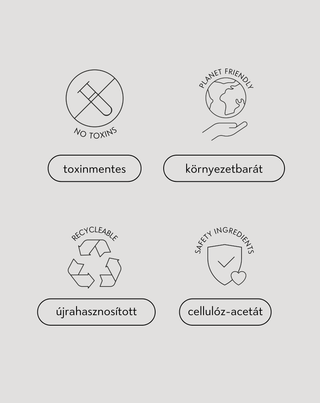 Twisty Hullámos hajcsipesz készlet 3 db-os - gyöngyszínű, zöld, rózsaszín - 6