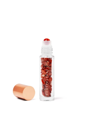 Kristályos olajos palack – piros Crystallove jaspis