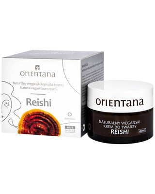 Természetes vegán nappali arckrém reishi Orientana gombával