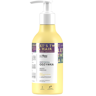 Tápláló hatású kondicionáló göndör hajra, érett dinnye illattal, aloe so!flow-val - 1