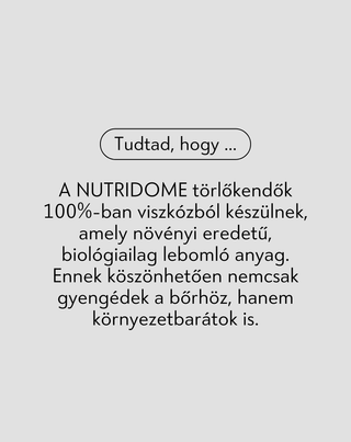 Nutridome nedves törlőkendő enyhítő pantenollal - 4