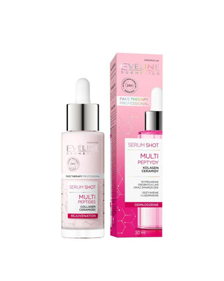 Fiatalító kezelés multipeptidekkel érett bőrre: Eveline Comstics Shot Serum