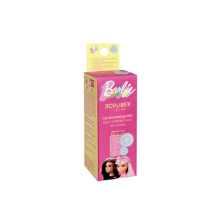 Ajak peeling kiegészítő Barbie Scrubex Lip Exfoliator Pink Glov