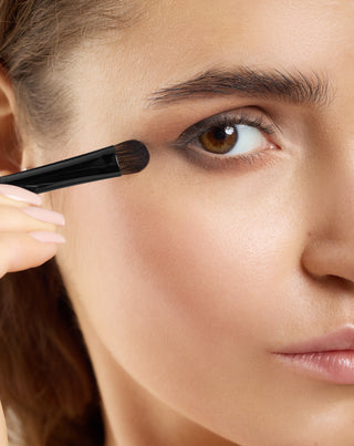 Nutridome szemhéjpúder ecset lapos, lekerekített szintetikus sörtékkel - 2