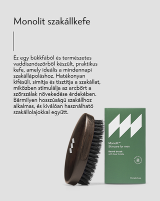 Bükkfából készült szakálllyukasztó természetes vaddisznó sörtékkel Monolit - 5
