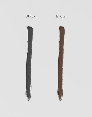 Nutridome rizsolajjal és lamináló hatással rendelkező fekete szemöldök viasz ceruzában. - 3