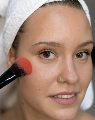 Rózsaszín vagy bronzosító kefe lekerekített heggyel No. 9 Say Makeup - 2