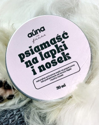 Természetes védő kutya mancsokra és száraz orrra Auna For Fauna 30 ml - 2