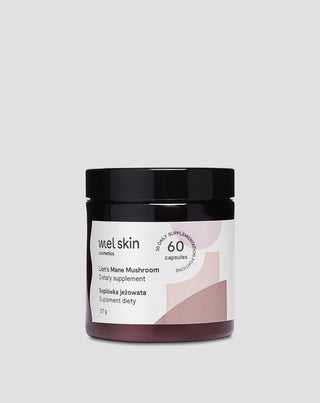 Süngomba (Lion’s Mane) kivonatot tartalmazó tabletták a memória és az agyműködés támogatására - Mel Skin, 60 kapszula - 1