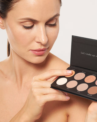 10 ragyogó és matt szemhéjfestékből álló paletta - Delicious Eyeshadow Palette Nutridome - 2