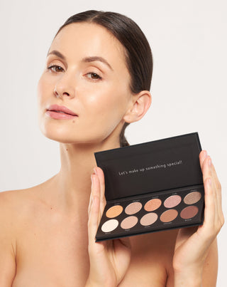 10 ragyogó és matt szemhéjfestékből álló paletta - Delicious Eyeshadow Palette Nutridome - 3
