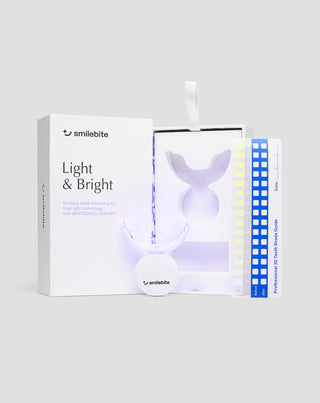 Smilebite fogfehérítő készlet LED lámpával és fehérítő zselével
