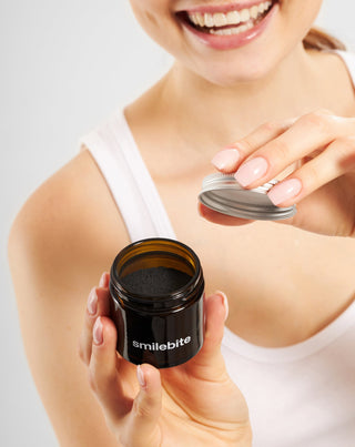 Smilebite fogfehérítő por kókusz szénnel